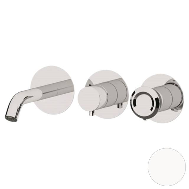 Смеситель для ванны Remer Element ET54D3PWBBO, белый матовый