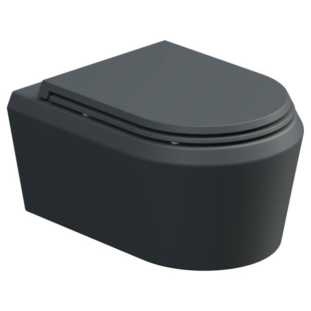 Чаша подвесного унитаза GSG Ceramic Design Cruise CRWCSO028, Ebano Matt
