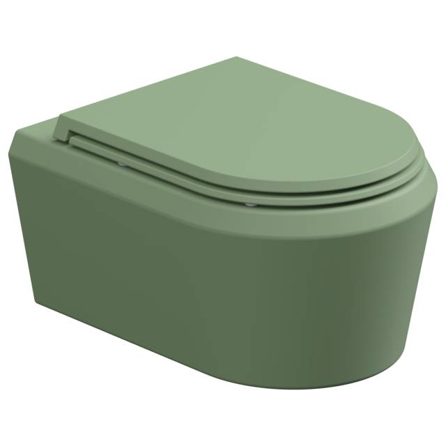 Чаша подвесного унитаза GSG Ceramic Design Cruise CRWCSO031, Salvia Matt