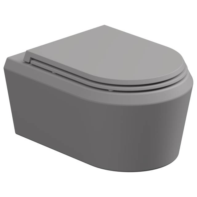 Чаша подвесного унитаза GSG Ceramic Design Cruise CRWCSO038, Fumo Matt
