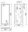 Зеркало для ванной комнаты SANCOS Поло (Polo) 35x80 с подсветкой, арт. PL35