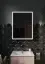 Зеркальный шкаф для ванной комнаты SANCOS Куб (Cube) 60x140x80 с подсветкой, арт.CU600