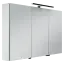 Зеркальный шкаф для ванной комнаты SANCOS Hilton 120x15х75 с LED подсветкой,арт. Z1200