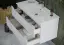 Тумба подвесная SANCOS Норма 2.0 (Norma 2.0) 120x45x50 c двумя ящиками оснащенными доводчиками, белый глянец, арт. NR2.120-1W