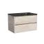 Тумба подвесная SANCOS Либра (Libra) 80x45x50 c двумя ящиками оснащенными доводчиками, Дуб галифакс натуральный, арт. LB80EG