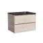 Тумба подвесная SANCOS Либра (Libra) 70x45x50 c двумя ящиками оснащенными доводчиками, Дуб галифакс натуральный, арт. LB70EG