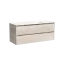 Тумба подвесная SANCOS Либра (Libra) 120x45x50 c двумя ящиками оснащенными доводчиками, Дуб галифакс натуральный, арт. LB120-1EG