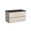 Тумба подвесная SANCOS Либра (Libra) 90x45x50 c двумя ящиками оснащенными доводчиками, Дуб галифакс натуральный, арт. LB90EG