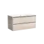 Тумба подвесная SANCOS Либра (Libra) 100x45x50 c двумя ящиками оснащенными доводчиками, Дуб галифакс натуральный, арт. LB100EG