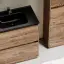 Тумба под раковину SANCOS Либра напольная (Libra Floor) напольная, 80x45x85 c двумя ящиками оснащенными доводчиками, Дуб чарльстон, арт. LB80FECH