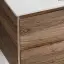 Тумба под раковину SANCOS Либра напольная (Libra Floor) напольная, 120x45x85 c двумя ящиками оснащенными доводчиками, Дуб чарльстон, арт. LB120F-1ECH