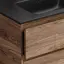 Тумба под раковину SANCOS Либра напольная (Libra Floor) напольная, 70x45x85 c двумя ящиками оснащенными доводчиками, Дуб чарльстон, арт. LB70FECH