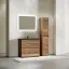 Тумба под раковину SANCOS Либра напольная (Libra Floor) напольная, 90x45x85 c двумя ящиками оснащенными доводчиками, Дуб чарльстон, арт. LB90FECH
