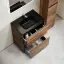 Тумба под раковину SANCOS Либра напольная (Libra Floor) напольная, 60x45x85 c двумя ящиками оснащенными доводчиками, Дуб чарльстон, арт. LB60FECH