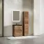 Тумба под раковину SANCOS Либра напольная (Libra Floor) напольная, 60x45x85 c двумя ящиками оснащенными доводчиками, Дуб чарльстон, арт. LB60FECH