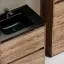 Тумба под раковину SANCOS Либра напольная (Libra Floor) напольная, 70x45x85 c двумя ящиками оснащенными доводчиками, Дуб чарльстон, арт. LB70FECH