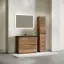 Тумба под раковину SANCOS Либра напольная (Libra Floor) напольная, 100x45x85 c двумя ящиками оснащенными доводчиками, Дуб чарльстон, арт. LB100FECH