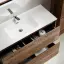 Тумба под раковину SANCOS Либра напольная (Libra Floor) напольная, 120x45x85 c двумя ящиками оснащенными доводчиками, Дуб чарльстон, арт. LB120F-1ECH