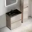 Тумба под раковину SANCOS Либра напольная (Libra Floor) напольная, 70x45x85 c двумя ящиками оснащенными доводчиками, Дуб галифакс натуральный, арт. LB70FEG