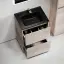 Тумба под раковину SANCOS Либра напольная (Libra Floor) напольная,60x45x85 c двумя ящиками оснащенными доводчиками, Дуб галифакс натуральный, арт. LB60FEG