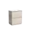 Тумба под раковину SANCOS Либра напольная (Libra Floor) напольная, 70x45x85 c двумя ящиками оснащенными доводчиками, Дуб галифакс натуральный, арт. LB70FEG