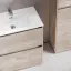 Тумба под раковину SANCOS Либра напольная (Libra Floor) напольная, 80x45x85 c двумя ящиками оснащенными доводчиками, Дуб галифакс натуральный, арт. LB80FEG