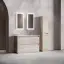 Тумба под раковину SANCOS Либра напольная (Libra Floor) напольная, 120x45x85 c двумя ящиками оснащенными доводчиками, Дуб галифакс натуральный, арт. LB120F-2EG