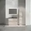 Тумба под раковину SANCOS Либра напольная (Libra Floor) напольная, 100x45x85 c двумя ящиками оснащенными доводчиками, Дуб галифакс натуральный, арт. LB100FEG
