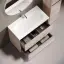 Тумба под раковину SANCOS Либра напольная (Libra Floor) напольная, 90x45x85 c двумя ящиками оснащенными доводчиками, Дуб галифакс натуральный, арт. LB90FEG