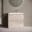 Тумба под раковину SANCOS Либра напольная (Libra Floor) напольная, 90x45x85 c двумя ящиками оснащенными доводчиками, Дуб галифакс натуральный, арт. LB90FEG
