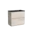 Тумба под раковину SANCOS Либра напольная (Libra Floor) напольная, 90x45x85 c двумя ящиками оснащенными доводчиками, Дуб галифакс натуральный, арт. LB90FEG