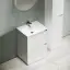 Тумба под раковину SANCOS Либра напольная (Libra Floor) напольная, 60x45x85 c двумя ящиками оснащенными доводчиками, белый глянец, арт. LB60FW