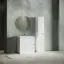 Тумба под раковину SANCOS Либра напольная (Libra Floor) напольная, 80x45x85 c двумя ящиками оснащенными доводчиками, белый глянец, арт. LB80FW