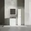 Тумба под раковину SANCOS Либра напольная (Libra Floor) напольная, 70x45x85 c двумя ящиками оснащенными доводчиками, белый глянец, арт. LB70FW