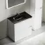 Тумба под раковину SANCOS Либра напольная (Libra Floor) напольная, 80x45x85 c двумя ящиками оснащенными доводчиками, белый глянец, арт. LB80FW