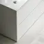 Тумба под раковину SANCOS Либра напольная (Libra Floor) напольная, 120x45x85 c двумя ящиками оснащенными доводчиками, белый глянец, арт. LB120F-1W