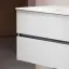 Тумба подвесная SANCOS Урбан (Urban) 120x45x50 c двумя ящиками оснащенными доводчиками, белый глянец, арт. UR120-1W