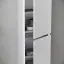 Шкаф-пенал SANCOS Урбан (Urban) подвесной белый глянец, 35x30x160 арт. PUR35W