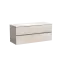 Тумба подвесная SANCOS Урбан (Urban) 120x45x50 c двумя ящиками оснащенными доводчиками, Дуб галифакс натуральный, арт. UR120-1EG