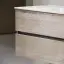 Тумба подвесная SANCOS Урбан (Urban) 120x45x50 c двумя ящиками оснащенными доводчиками, Дуб галифакс натуральный, арт. UR120-1EG