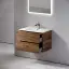 Тумба подвесная SANCOS Урбан (Urban) 60x45x50 c двумя ящиками оснащенными доводчиками, Дуб чарльстон, арт. UR60ECH