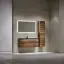 Тумба подвесная SANCOS Урбан (Urban) 120x45x50 c двумя ящиками оснащенными доводчиками, Дуб чарльстон, арт. UR120-1ECH