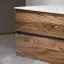 Тумба подвесная SANCOS Урбан (Urban) 120x45x50 c двумя ящиками оснащенными доводчиками, Дуб чарльстон, арт. UR120-1ECH