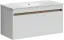 Тумба подвесная SANCOS Ум (Smart) 100x45x50 c двумя ящиками оснащенными доводчиками, белый глянец, арт. SM100W