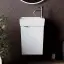 Тумба подвесная SANCOS Мини (Mini) 35x20x50 с распашной дверцей, внутри 1 полка, белый глянец, арт.MN35WR