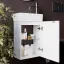 Тумба подвесная SANCOS Мини (Mini) 35x20x50 с распашной дверцей, внутри 1 полка, белый глянец, арт.MN35WR