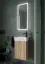 Тумба подвесная SANCOS Мини (Mini) 35x20x50 с распашной дверцей, внутри 1 полка, Дуб галифакс натуральный, арт.MN35EGR
