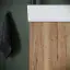 Тумба подвесная SANCOS Мини (Mini) 35x20x50 с распашной дверцей, внутри 1 полка, Дуб галифакс натуральный, арт.MN35EGL
