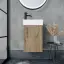 Тумба подвесная SANCOS Мини (Mini) 35x20x50 с распашной дверцей, внутри 1 полка, Дуб чарльстон, арт.MN35ECHL
