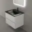 Тумба подвесная SANCOS Сто (Cento) 60x45x50 c двумя ящиками оснащенными доводчиками,белый глянец, арт. CN60W